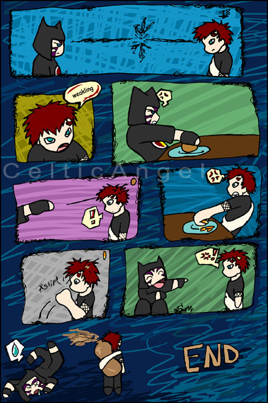 Kankuro Gaara Food Fight