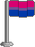 Bisexual Pixel Flag