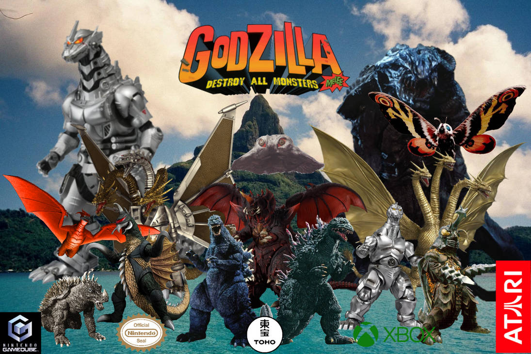 Godzilla Dam Godzilla Destroy All Monsters Melee by Randzilla99 on DeviantArt
