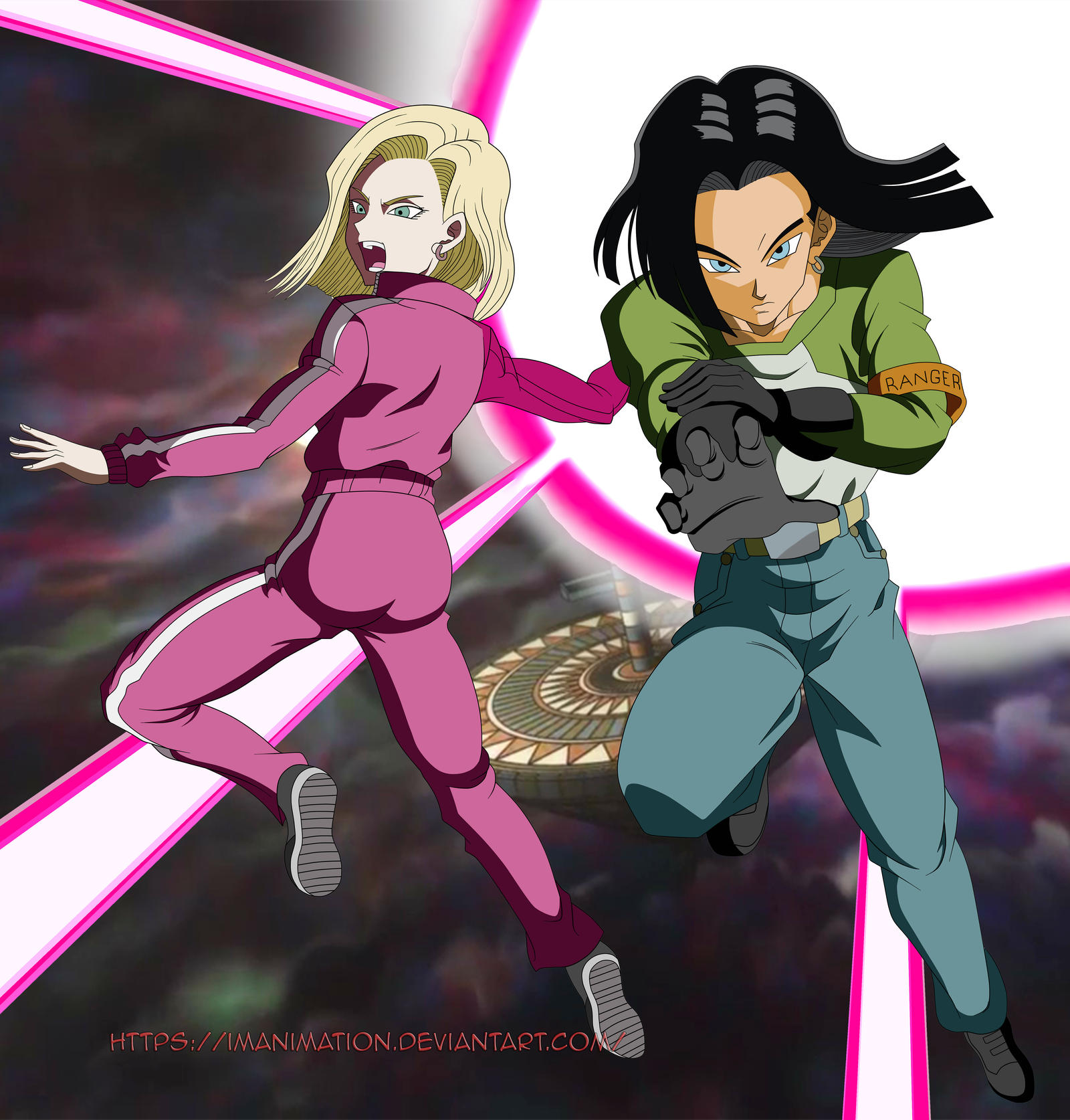 Dragon Ball Super - Android 17 and 18 by Imanimation on DeviantArt