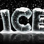 How to make ice text effect