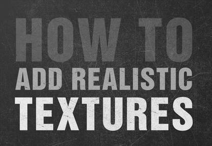 Create Realistic Textures Video Tutorial