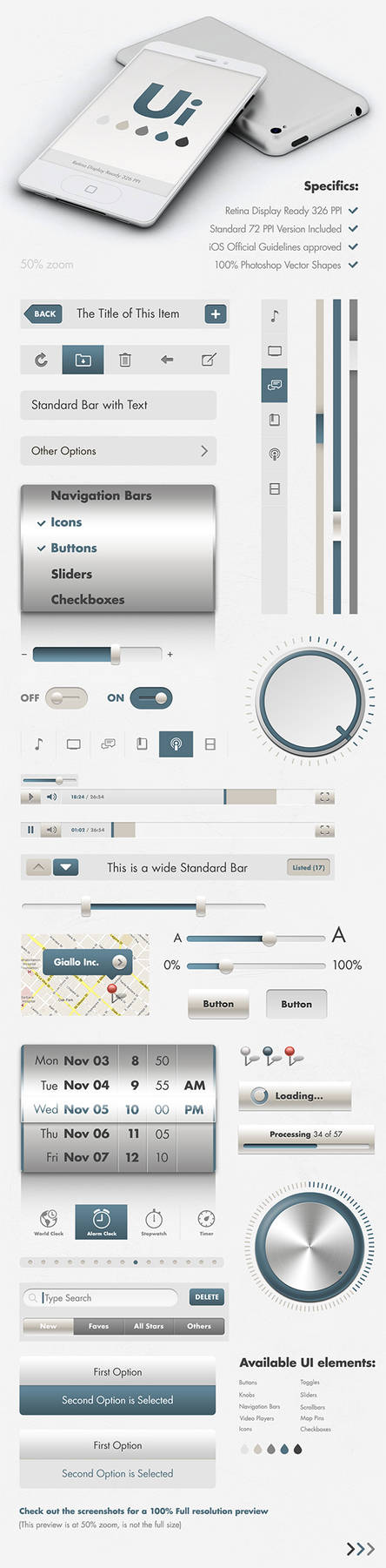 iOS UI Elements - GUI User Interface Pack by Giallo86 on DeviantArt
