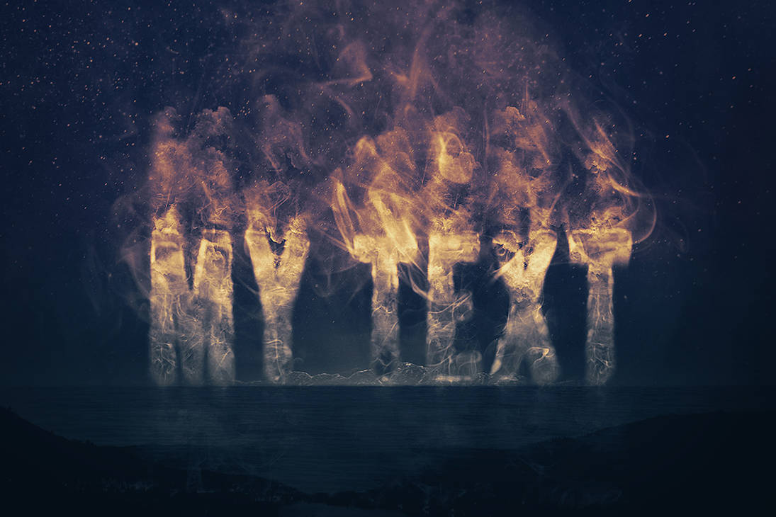 real smoke logo text effect for adobe