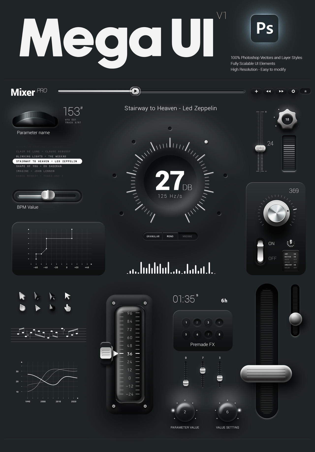 Interface and Control Panel Mega UI KIT by Giallo86 on DeviantArt