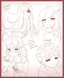 My OCs' expressions (group)