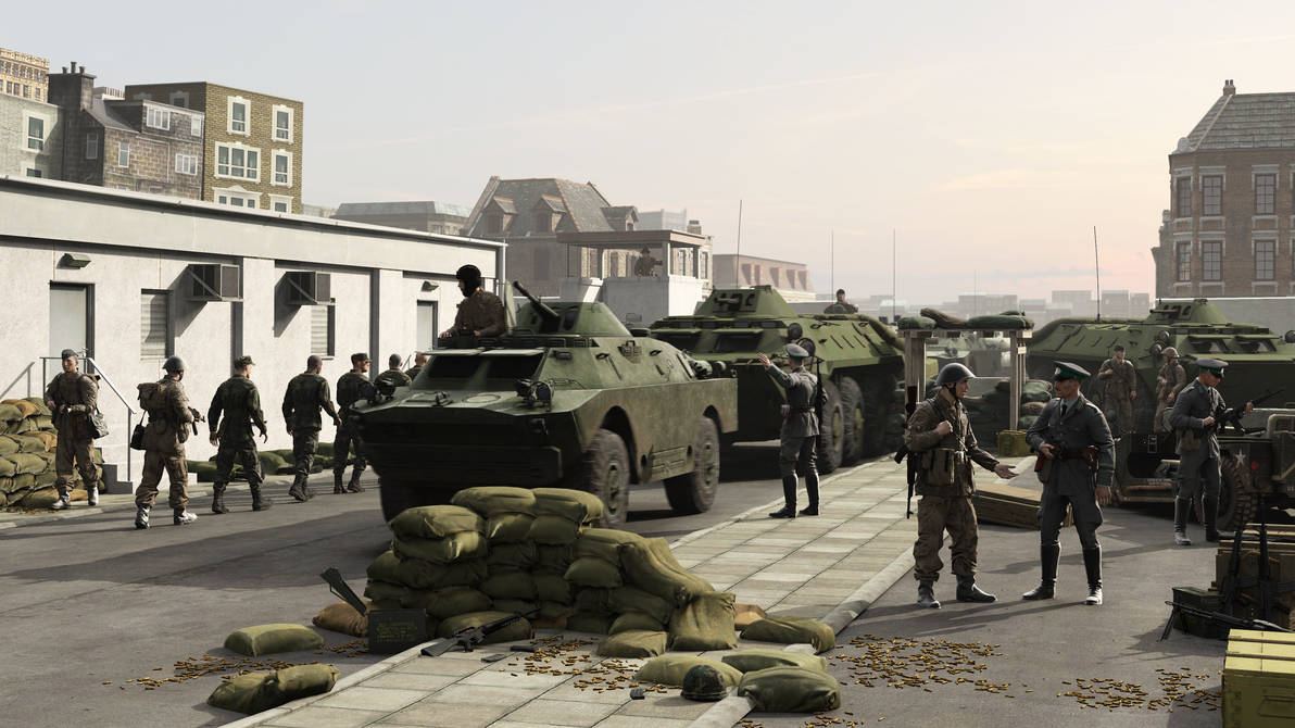 Capture of Checkpoint Charlie by dasirishkaiser on DeviantArt