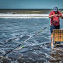 Pescador en Gesell
