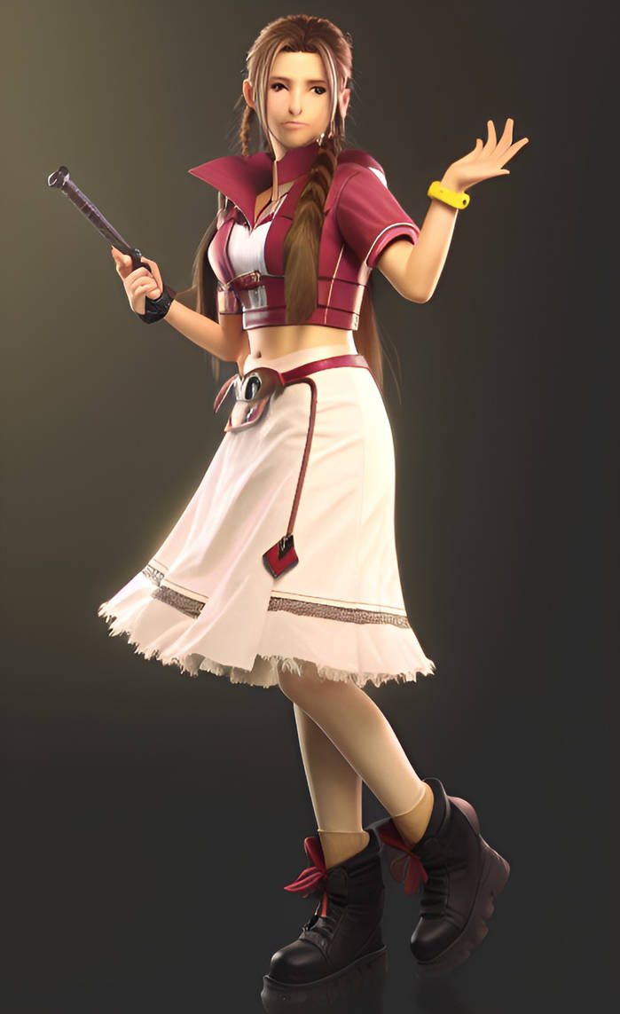 Aerith by Mr-Shirts on DeviantArt
