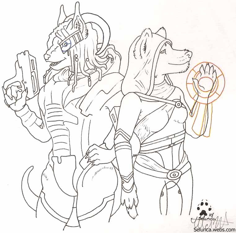 Zuki and Selunca: MASS EFFECT