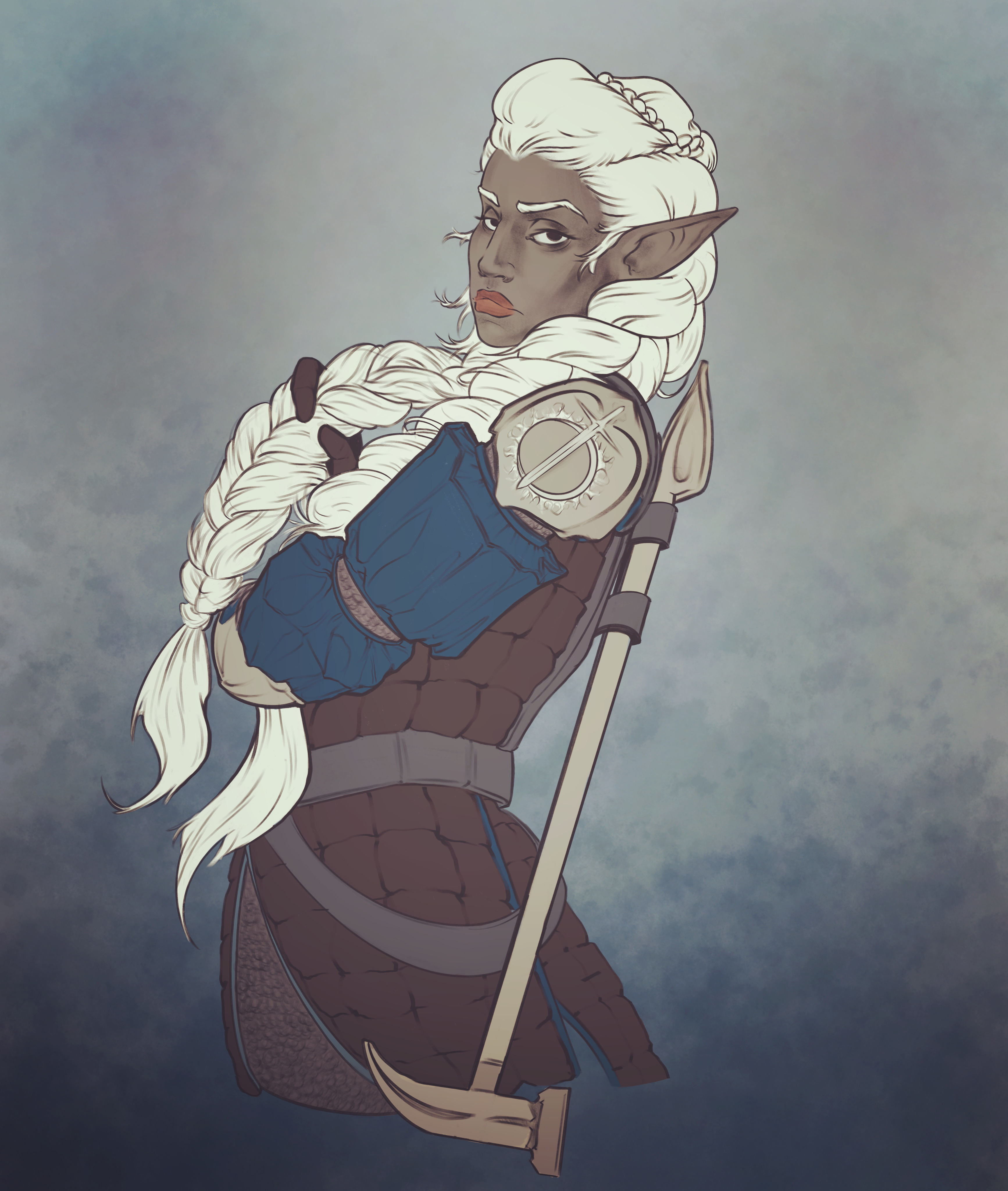 Talice, Twilight Cleric of Eilistraee by kisrokaCD on DeviantArt