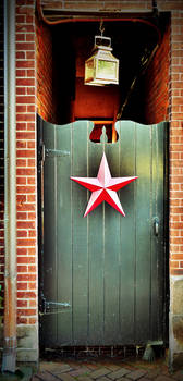 Alley way door on Historic Wood St in NJ