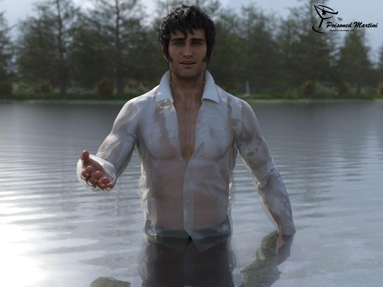 Mr. Darcy in the Lake by PoisonedMartini on DeviantArt