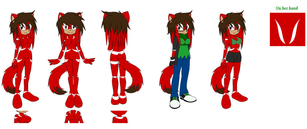 Ref. sheet for Sonic Boom: Wendy