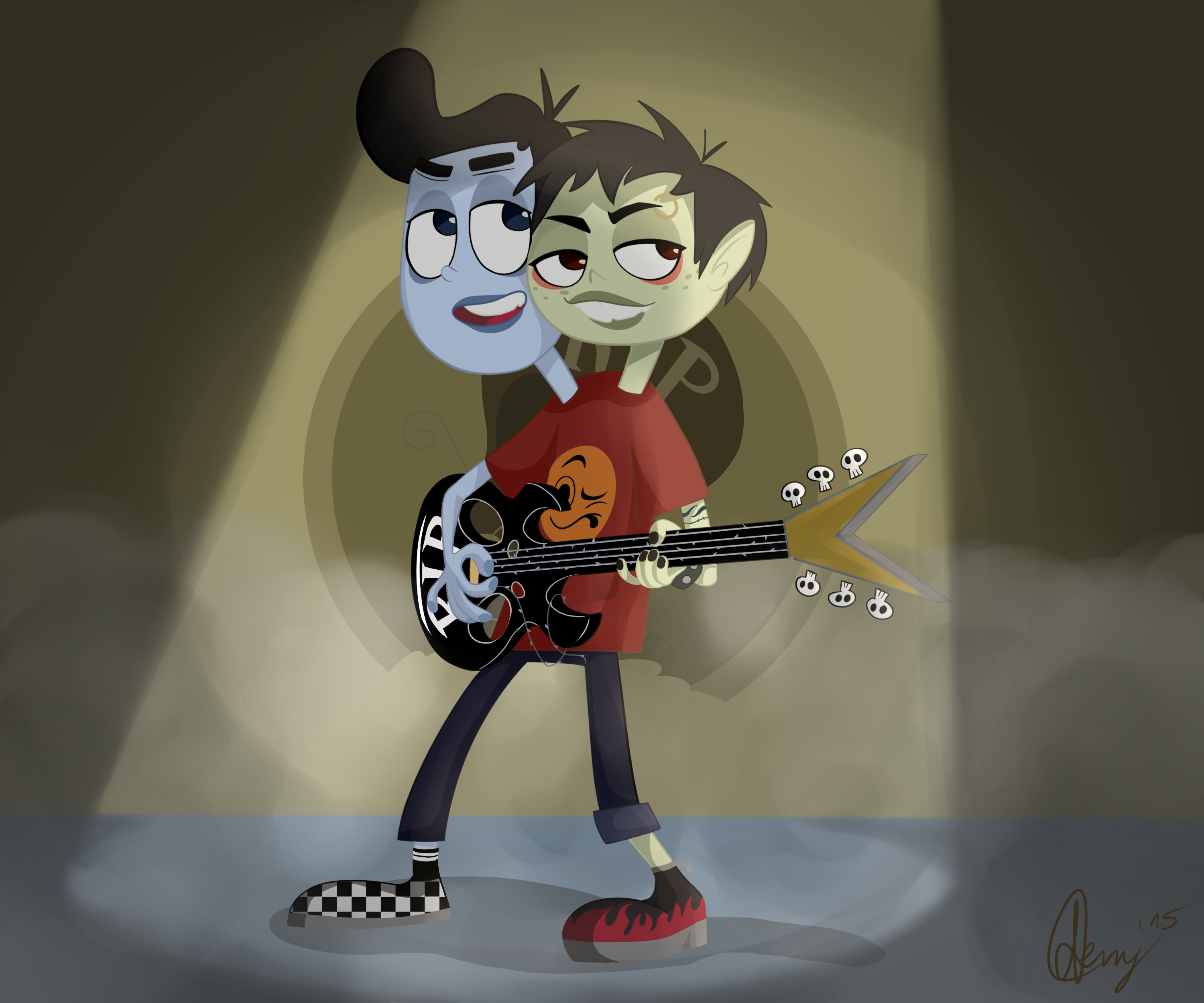 Frank and Len by HeyDeny on DeviantArt.