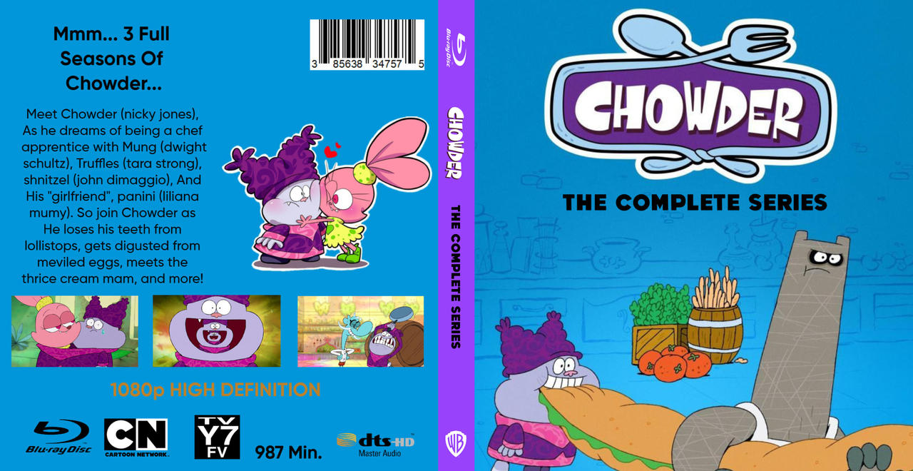 Chowder Pack Chowder The Complete Series Blu Ray (UPDATED) by thecardmaste on DeviantArt