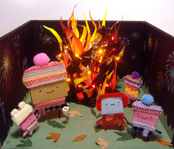 Bonfire Night Diorama