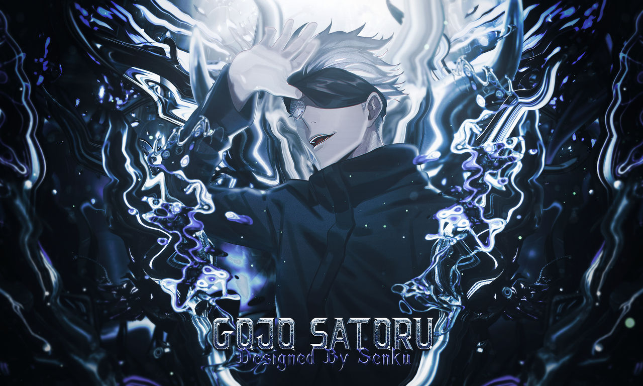 Gojo Satoru design by Senku-07 on DeviantArt