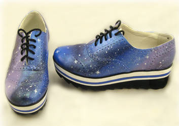 galaxy flatform shoes