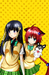 To Love Ru Darkness - oshizu-chan and kurosaki mea