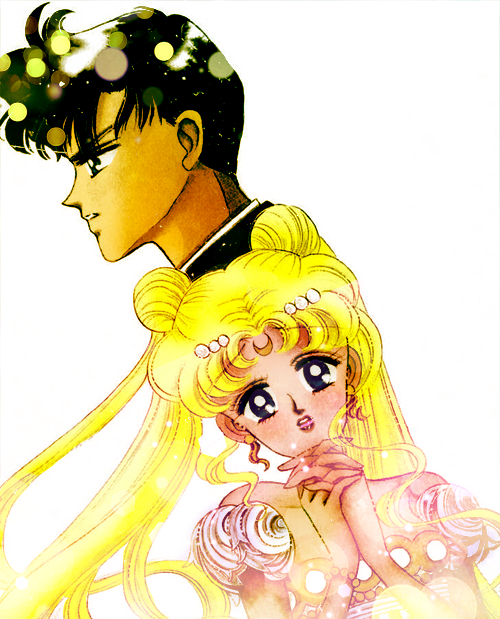 Manga Coloring: Sailor Moon: Serenity and Endymion