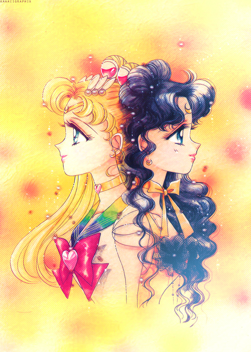 Tumblr: Sailor Moon and Luna