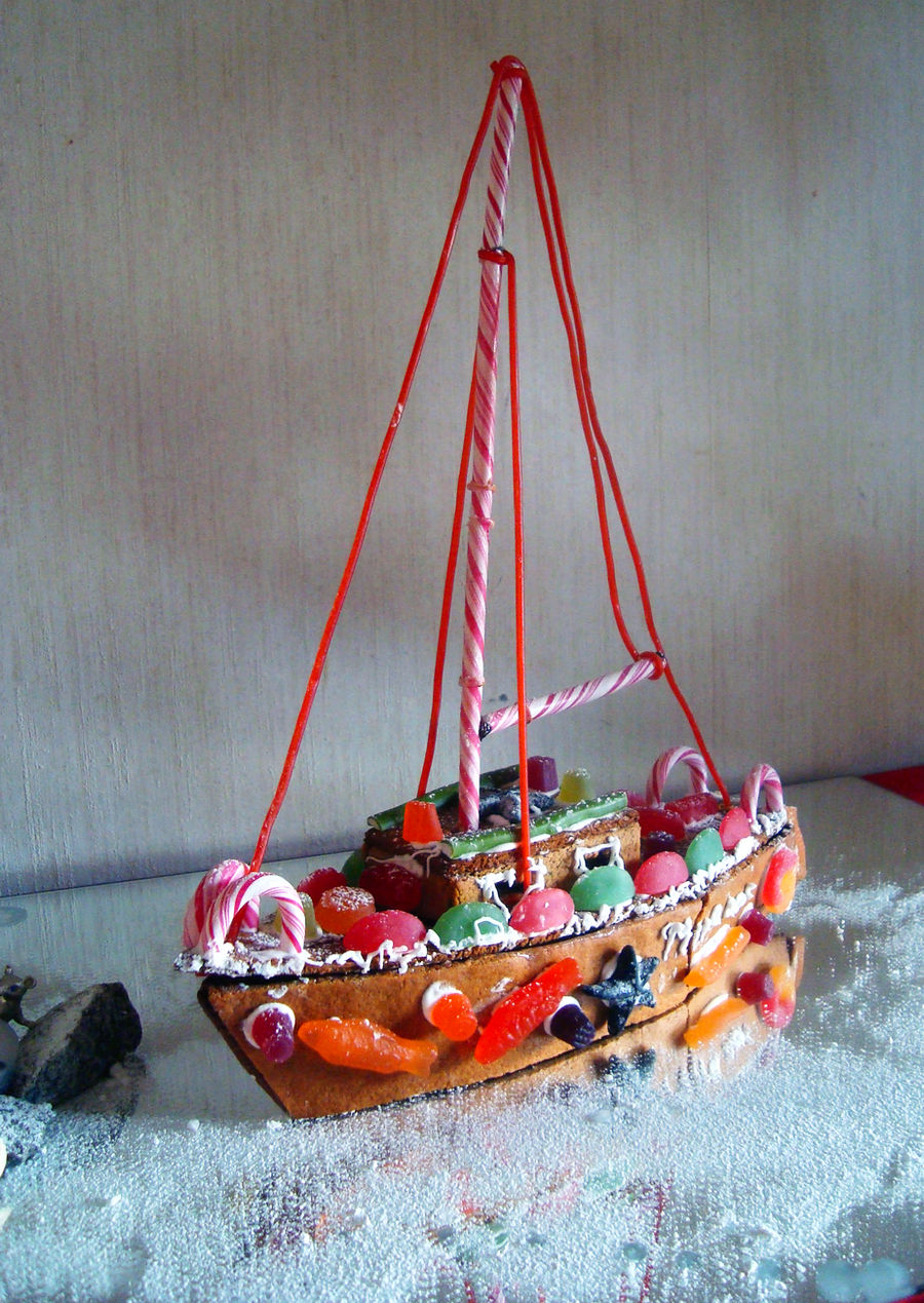 Gingerbread boat