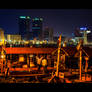 Ferries And City Lights