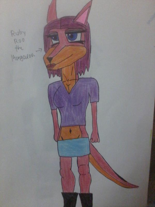 Crash Bandicoot OC:  Ruby Roo.