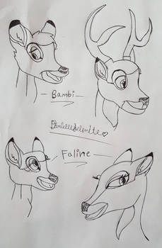 Bambi and Faline