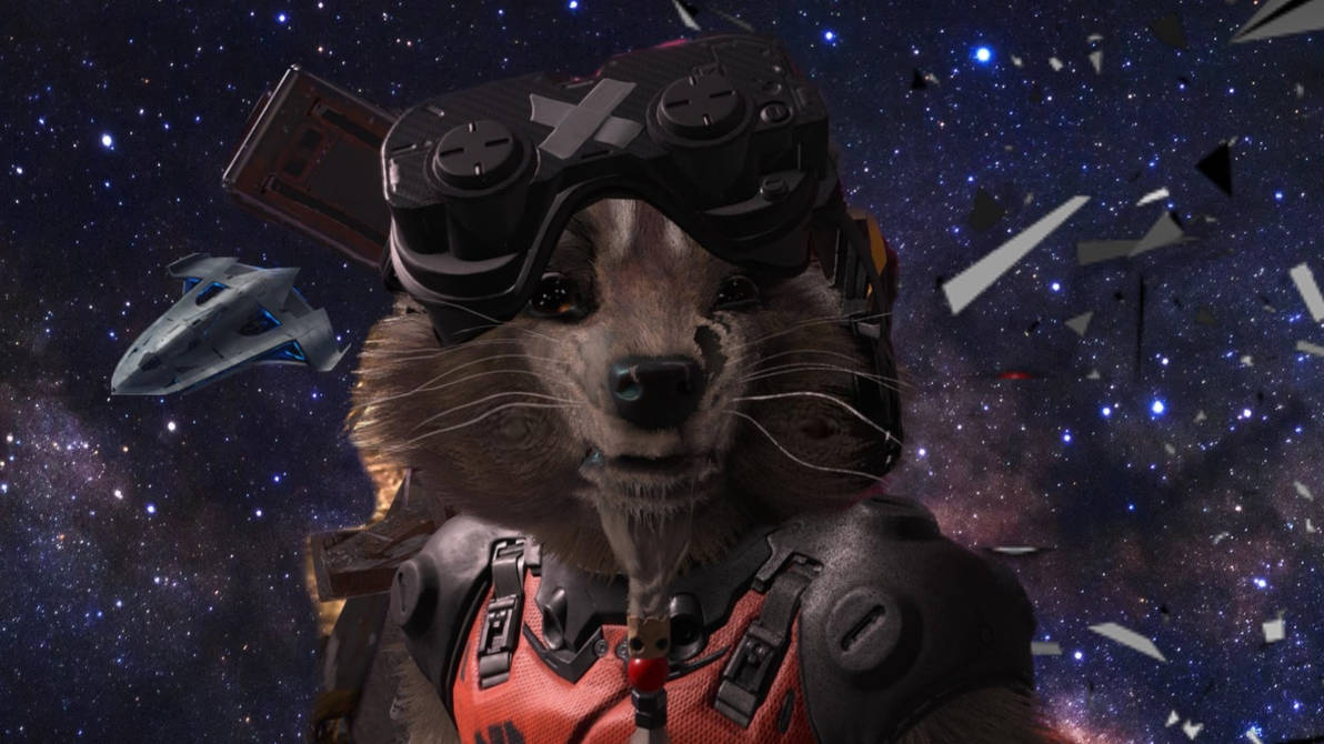 Rocket and Groot Space walk by marvelmultiverses on DeviantArt