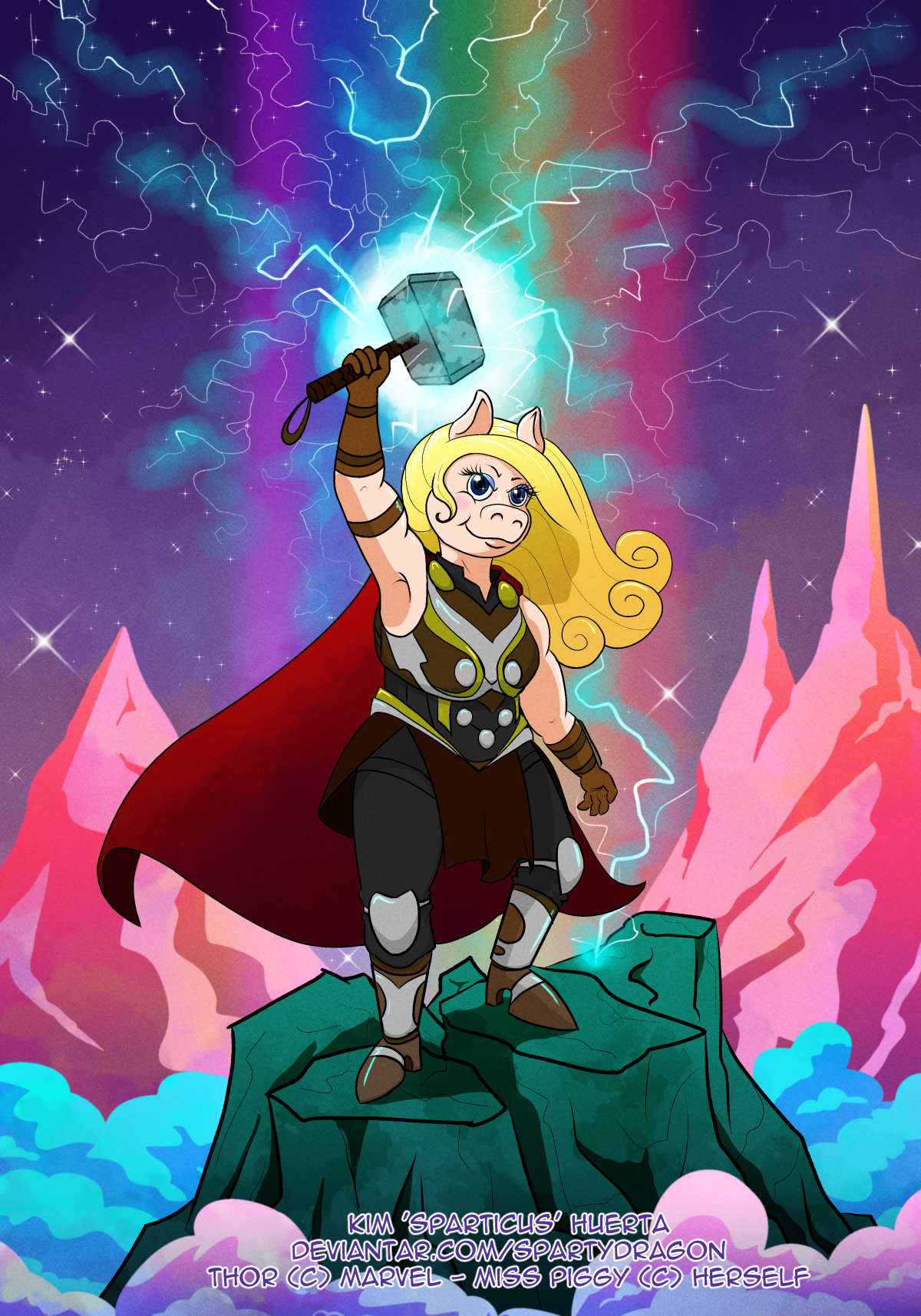 The Mighty Miss Piggy by spartydragon on DeviantArt The Mighty Miss Piggy by spartydragon on DeviantArt