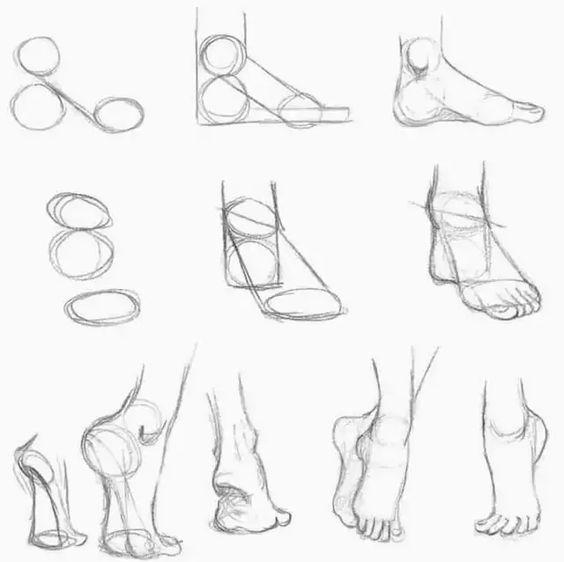 how to draw leg - easy tutorials and pictures to by yuzuha1 on DeviantArt
