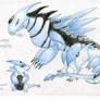 Fakemon - Ice dragons