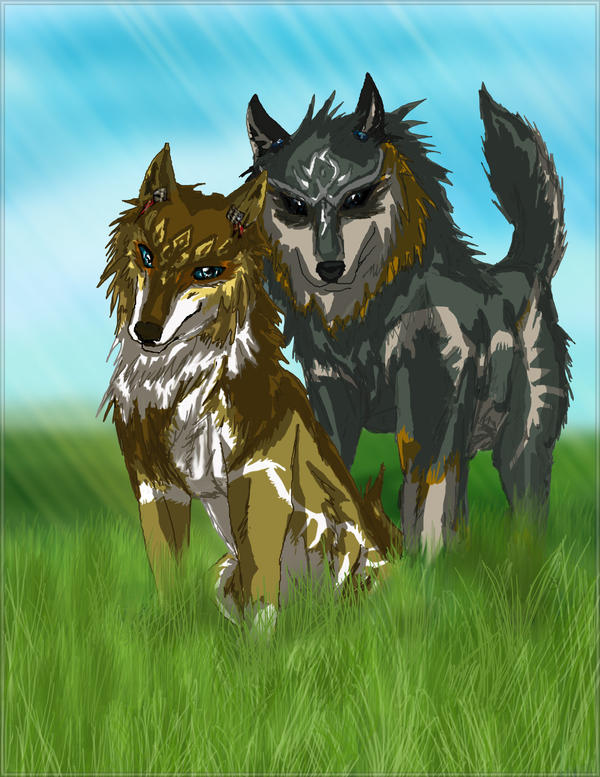 The two Alpha wolves of Time by StephaniaArts on DeviantArt