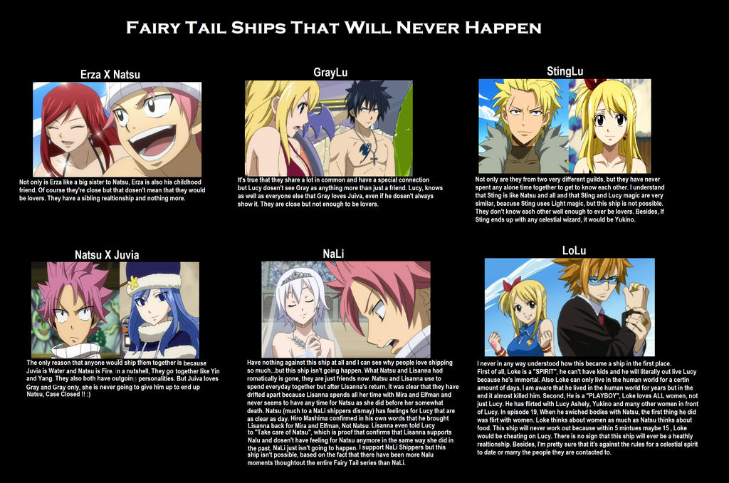 Fairy Tail Ships That Will Never Happen By Trainheartnetxeclair On Deviantart Fairy Tail Ships That Will Never Happen By Trainheartnetxeclair On Deviantart