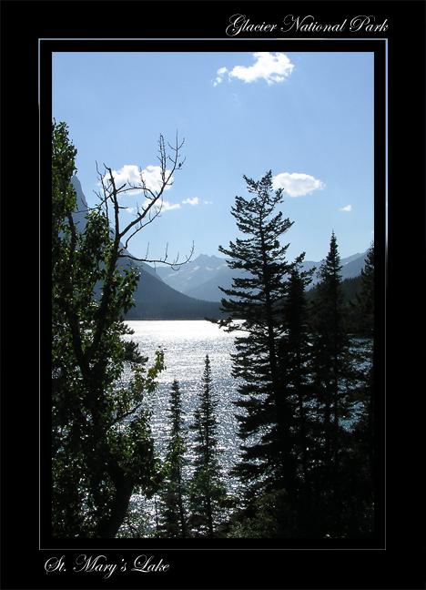 St. Mary's Lake, sparkly