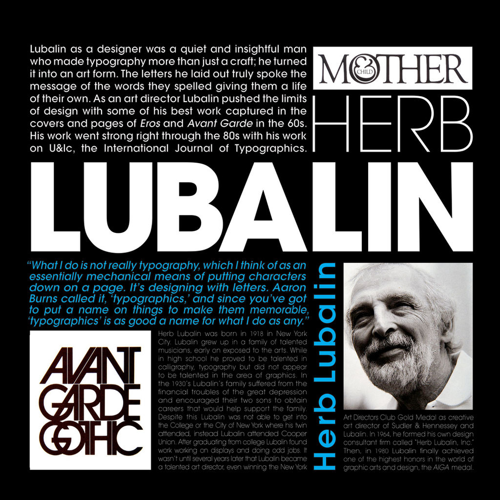 Herb Lubalin Panel