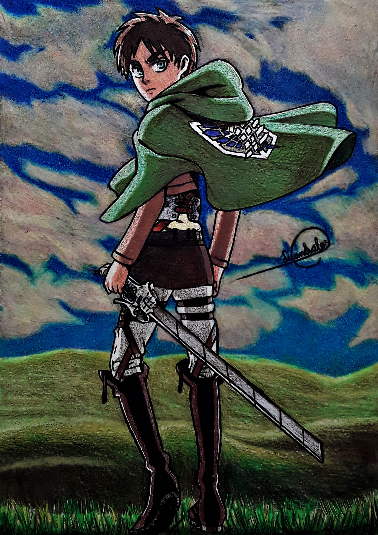 Eren Yeager (Attack on Titan) by LuanSalesArtes on DeviantArt