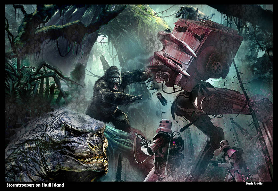 Stormtrooping on Skull Island by darkriddle1 Stormtrooping on Skull Island by darkriddle1