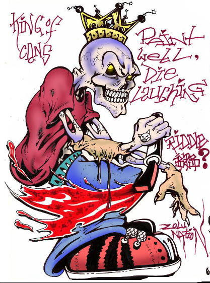Cartoon Skeleton Rapper Hip Hop Skeleton by darkriddle1 on DeviantArt