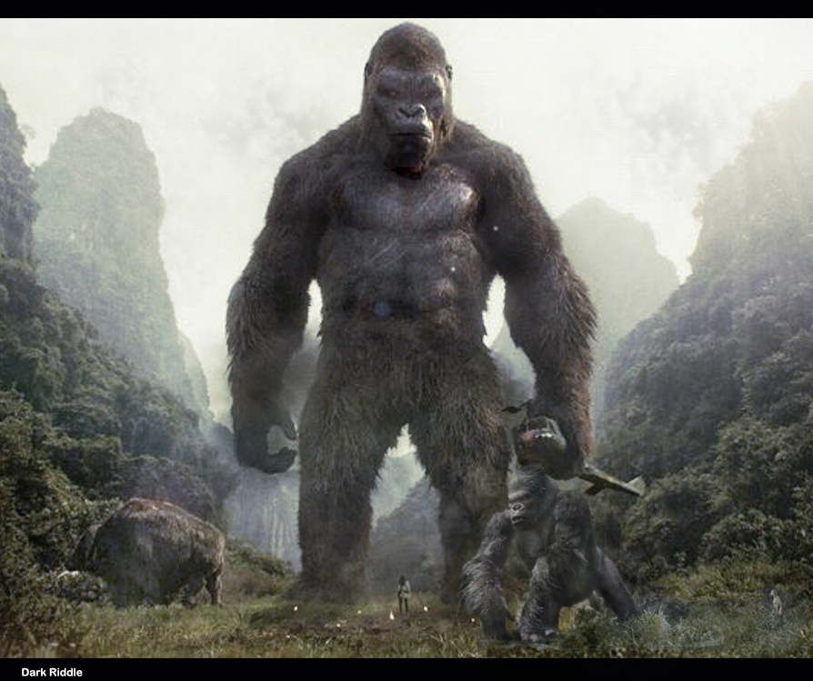 King Kong And Kong Size Comparison By Darkriddle1 On Deviantart