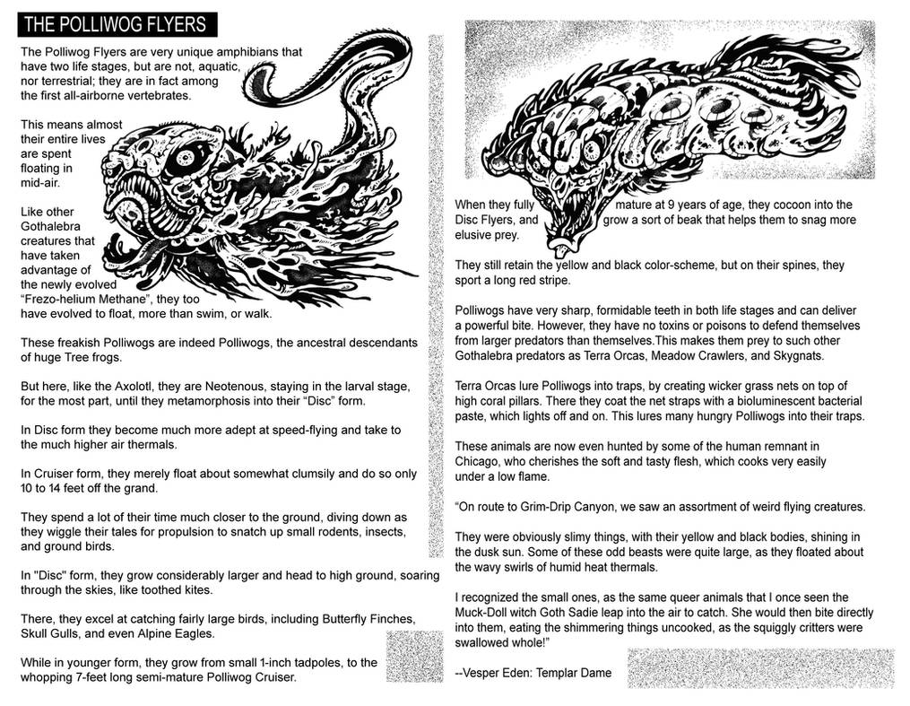Polliwog Flash Card.pdf The POLLIWOG FLYERS by darkriddle1 on DeviantArt