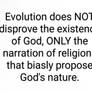 God and evolution 