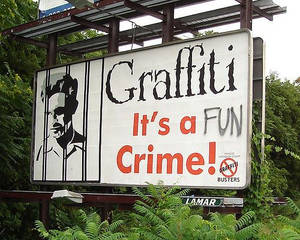 graffiti is a fun crime