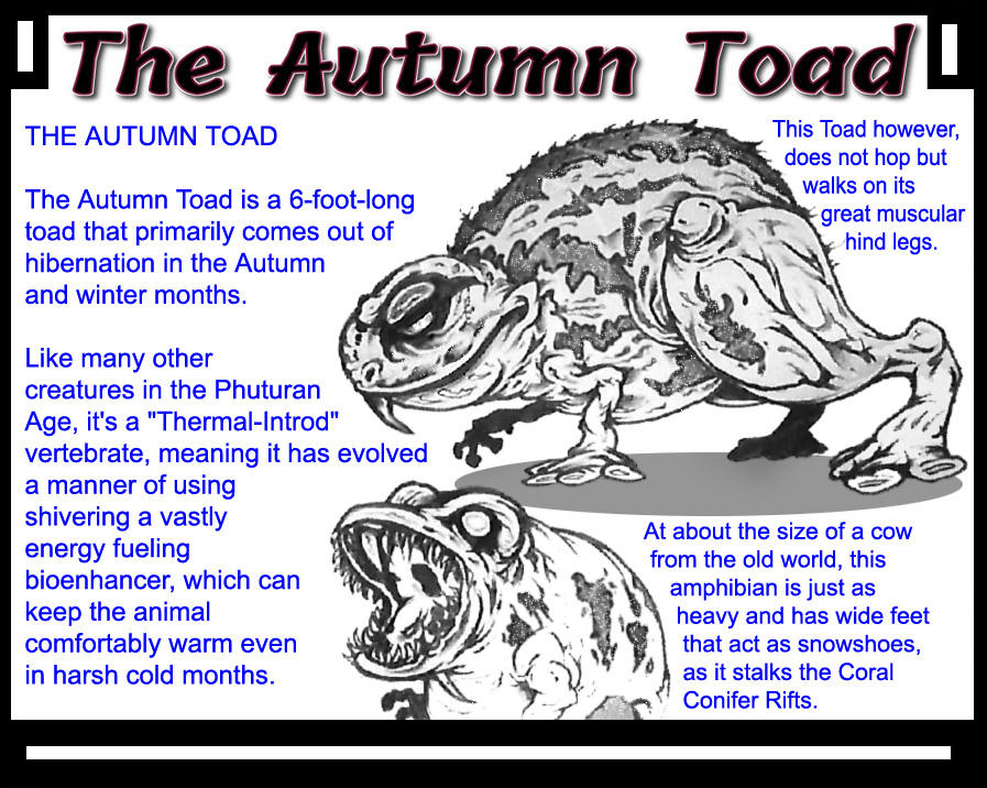 Toad Riddle The Autumn Toad by darkriddle1 on DeviantArt