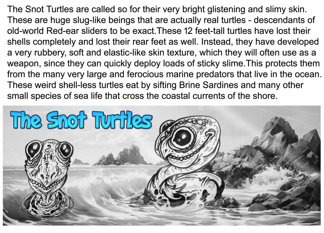 Snorting Turtles The Snot Turtles by darkriddle1 on DeviantArt