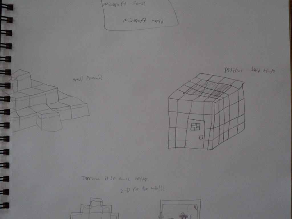Minecraft Sketches - 2 by Vectorman999 on DeviantArt