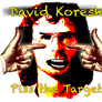 David Koresh Urinal Sticker
