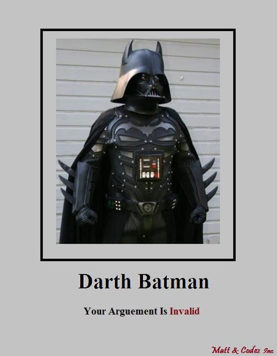 Darth Batman Demotivational